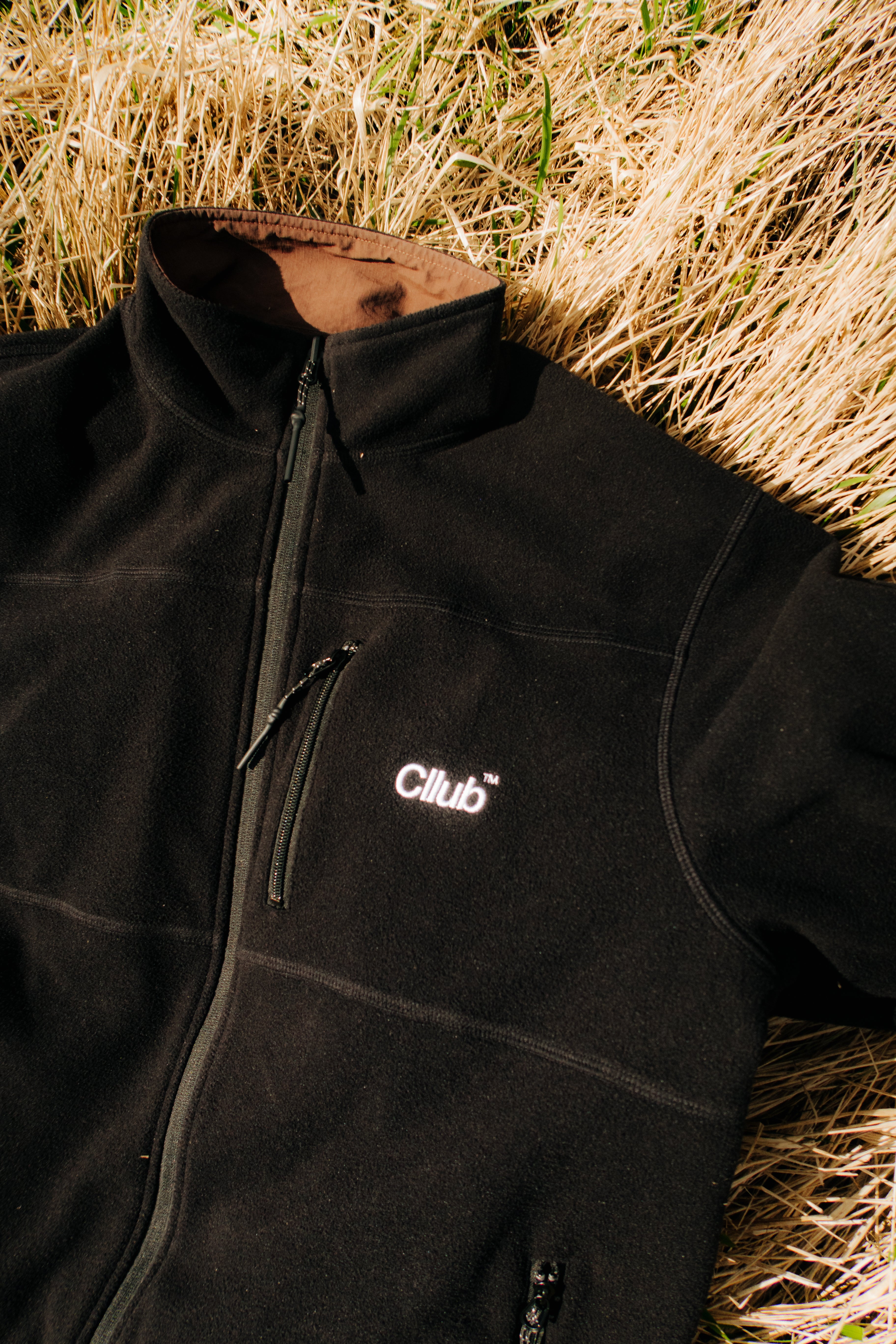 Reversible fleece jacket