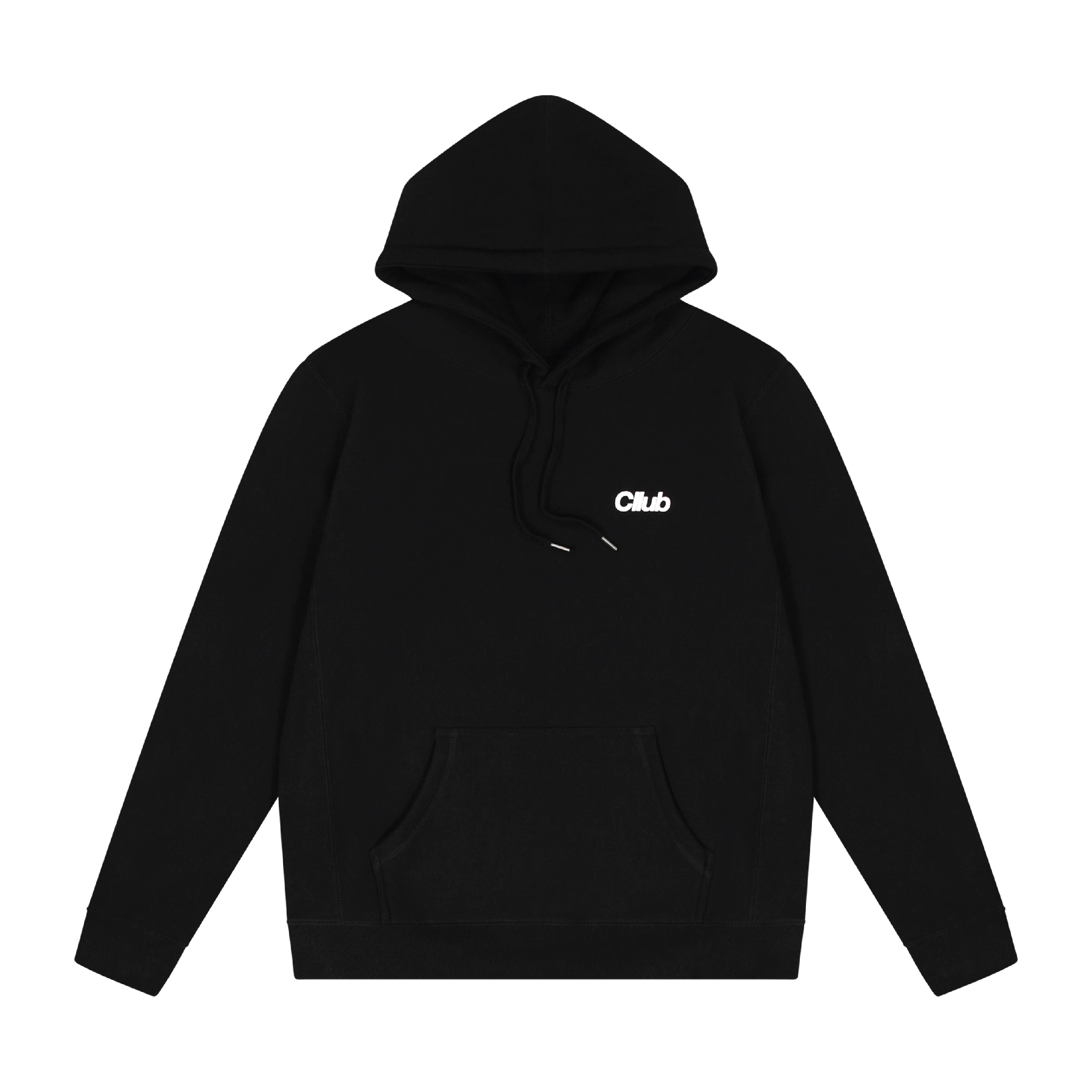 Cllub heavyweight hoodie Black