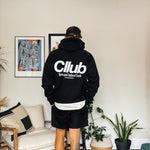 Load image into Gallery viewer, Cllub heavyweight hoodie Black
