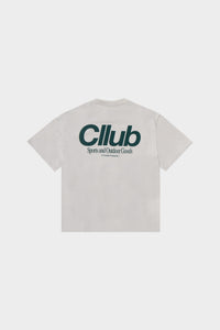 Garment dye Core T Chalk