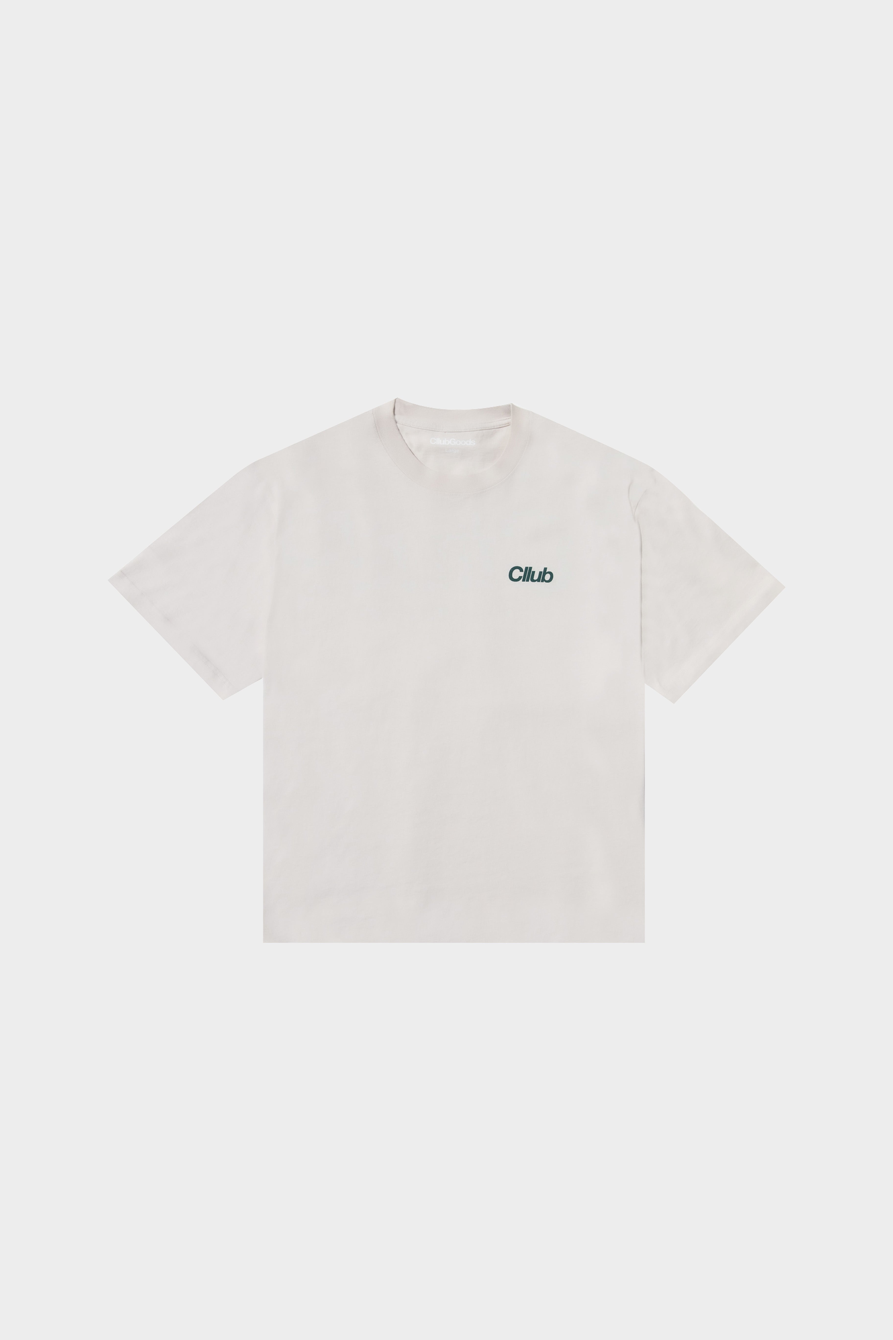 Garment dye Core T Chalk