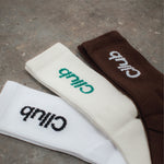 Load image into Gallery viewer, Core logo socks White
